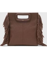 Maje - Grained Leather M Bag - Lyst