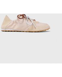 Maje - Nylon-Sneaker Mit Multi-Schnürung - Lyst