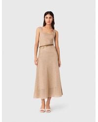 Maje - Robe Longue En Maille Strassée - Lyst