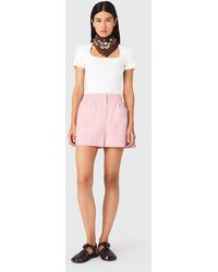 Maje - Ripp-Pullover Mit Karree-Ausschnitt - Lyst