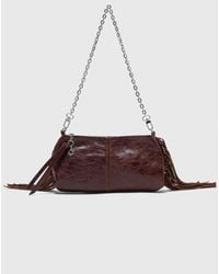 Maje - Patent Leather Miss M Pouch Bag - Lyst
