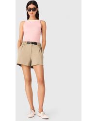 Maje - High Straight-Neck Top - Lyst