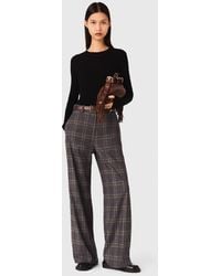 Maje - Second-Skin-Pullover Mit Rundhals - Lyst
