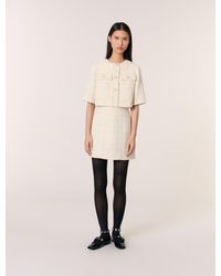 Maje - Tweed 2-In-1 Short Dress - Lyst