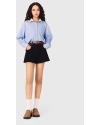 Maje - Shirt With Removable Jewel Collar - Lyst