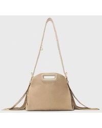 Maje - Miss M Mini Suede Bag - Lyst