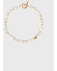 Maje - Pearl Choker Necklace - Lyst