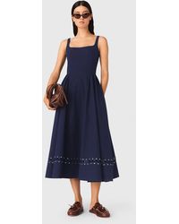 Maje - Flared Midi Dress - Lyst
