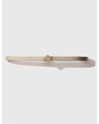 Maje - Slim Belt With Clover Buckle - Lyst
