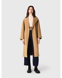 Maje - Langer Doubleface-Mantel - Lyst