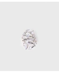 Maje - Mehrreihiger Ring Mit Strass - Lyst