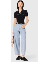 Maje - Short-Sleeve Polo Shirt - Lyst