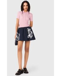 Maje - Short Cotton Skirt - Lyst