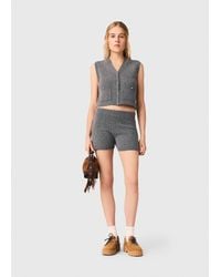 Maje - Rhinestone Knit Top - Lyst