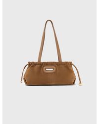 Maje - Suede Milpli Gazette Bag - Lyst