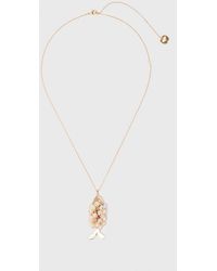 Maje - Long Beaded Fish Necklace - Lyst