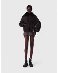 Maje - Reversible Sequin Puffer Jacket - Lyst