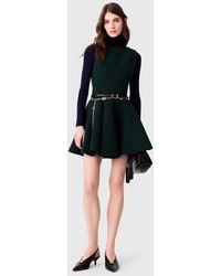 Maje - Short Sleeveless Tweed Dress - Lyst