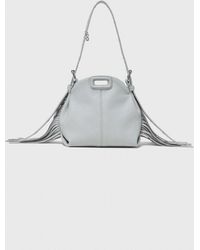Maje - Miss M Micro Grained Leather Bag - Lyst