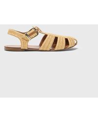 Maje - Flat Strap Sandals - Lyst