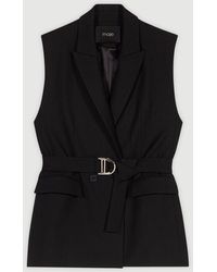 Maje - Veste De Tailleur Longue - Lyst