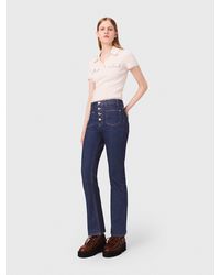 Maje - Jean Denim À Poches - Lyst