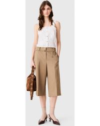 Maje - Tailored Pleated Bermuda Shorts - Lyst