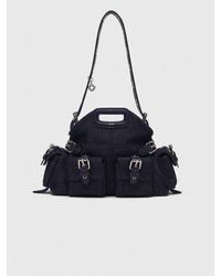 Maje - Tasche Miss M Pockets Aus Denim - Lyst