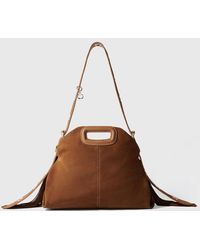 Maje - Suede Miss M Bag - Lyst