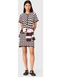Maje - Zigzag Crochet Dress - Lyst