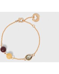 Maje - Bracelet With Pearl And Rhinestone - Lyst