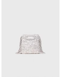 Maje - Sequinned M Mini Bag - Lyst