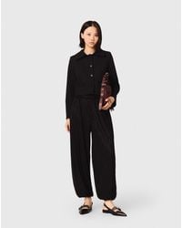 Maje - Metallic Harem Trousers - Lyst