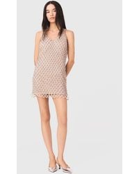 Maje - Short Beaded Dress With Lining - Lyst