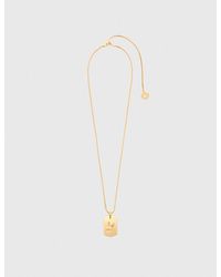 Maje - Zodiac Sign Plaque Necklace - Lyst