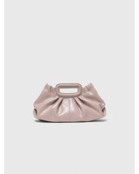Maje - Naplak Leather Milpli Mini Clutch - Lyst