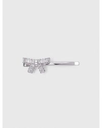 Maje - Rhinestone Bow Barrette - Lyst