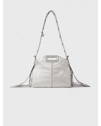 Maje - Miss M Mini Metallic Leather Bag - Lyst