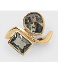 Maje - Asymmetrischer Ring Mit Strasssteinen - Lyst