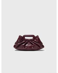 Maje - Milpli Mini Crackled Leather Clutch - Lyst