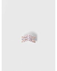 Maje - Bicolor-Ring Mit Strass - Lyst