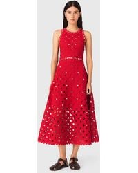 Maje - Mirrored Crochet Dress - Lyst