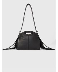 Maje - Miss M Leather Shoulder Bag - Lyst