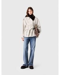 Maje - Double-Faced Mid-Length Coat - Lyst