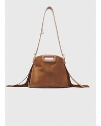 Maje - Miss M Mini Suede Bag - Lyst