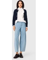 Maje - Jewelled Bow-Button Cardigan - Lyst