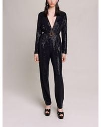 Maje - Jumpsuit With Sequins - Lyst