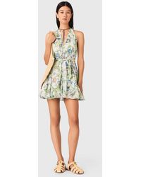 Maje - Short Patterned Backless Dress - Lyst