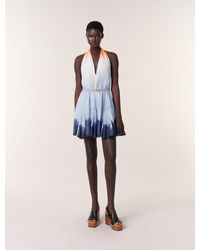Maje - Short Tie-Dye Dress - Lyst