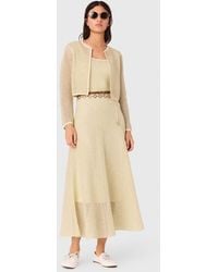 Maje - Rhinestone Knit Cardigan - Lyst